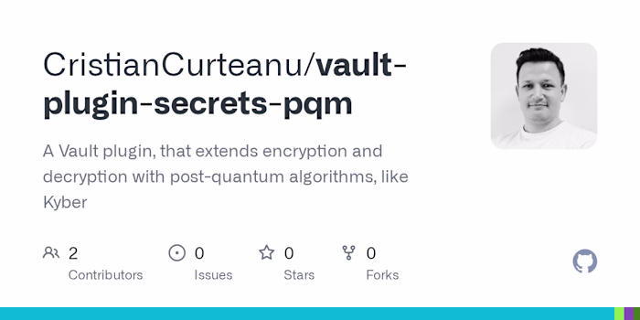 GitHub - CristianCurteanu/vault-plugin-secrets-pqm: A Vault plu…