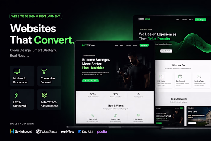 🚀 I Design Websites That