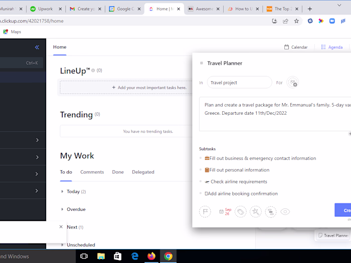 Administrative/Tech automation work samples