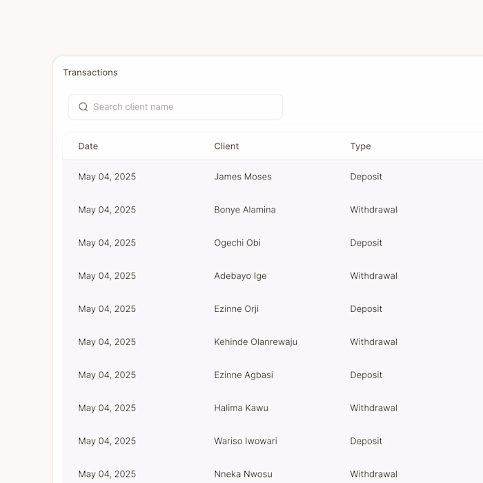 Close-up shots from a SaaS