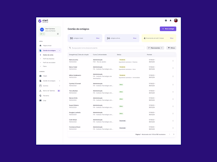 Internship Management