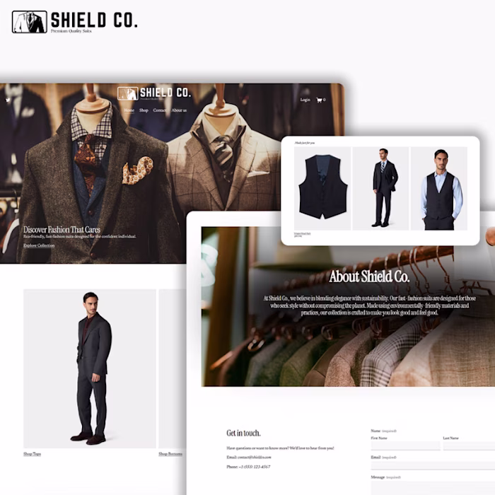 Shield Co. | Squarespace Website Design