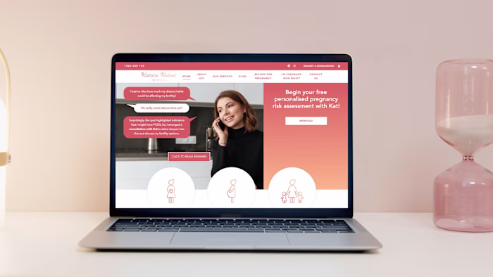 Website Copywriting for Woman's Nutritionist 