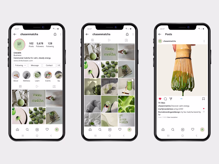 Chasen Brand Identity and Social Media Design