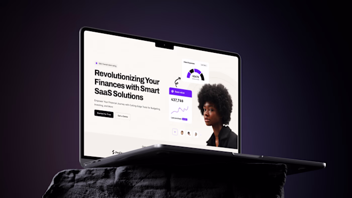 Fintec: Financial Marketing SAAS Website