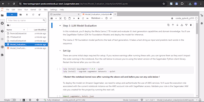 🤖 Generative AI & ML Pipeline — AWS SageMaker I wrestled wi...