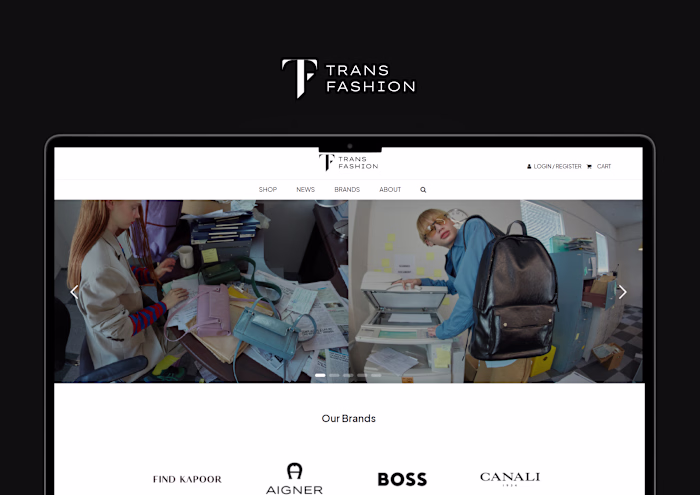 Trans Fashion Indonesia Website E-Commerce 