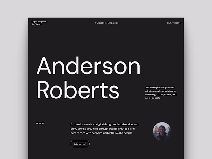 Sharm – Personal Website