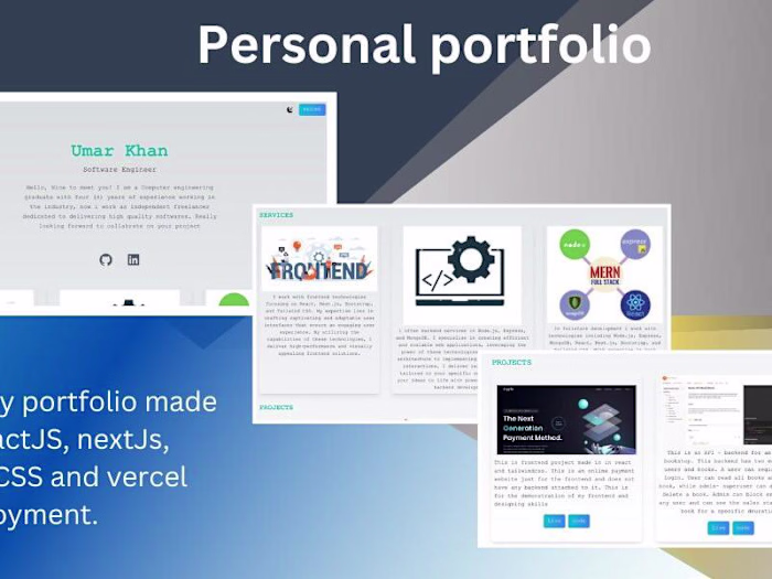 Portfolio website - Next.Js