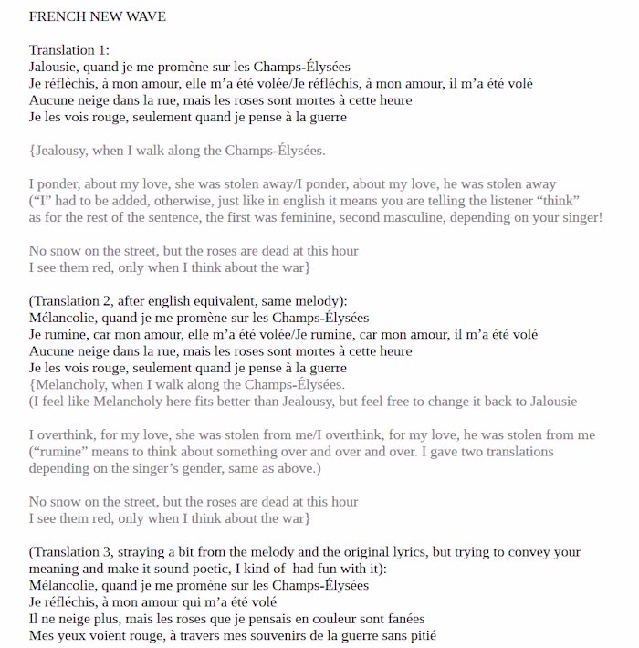 Translation Explanation Example