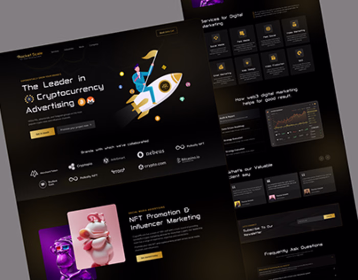 Crypto Landing Page UI/UX Design :: Behance