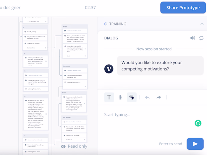 Powered by Emotion Conversational AI Bot