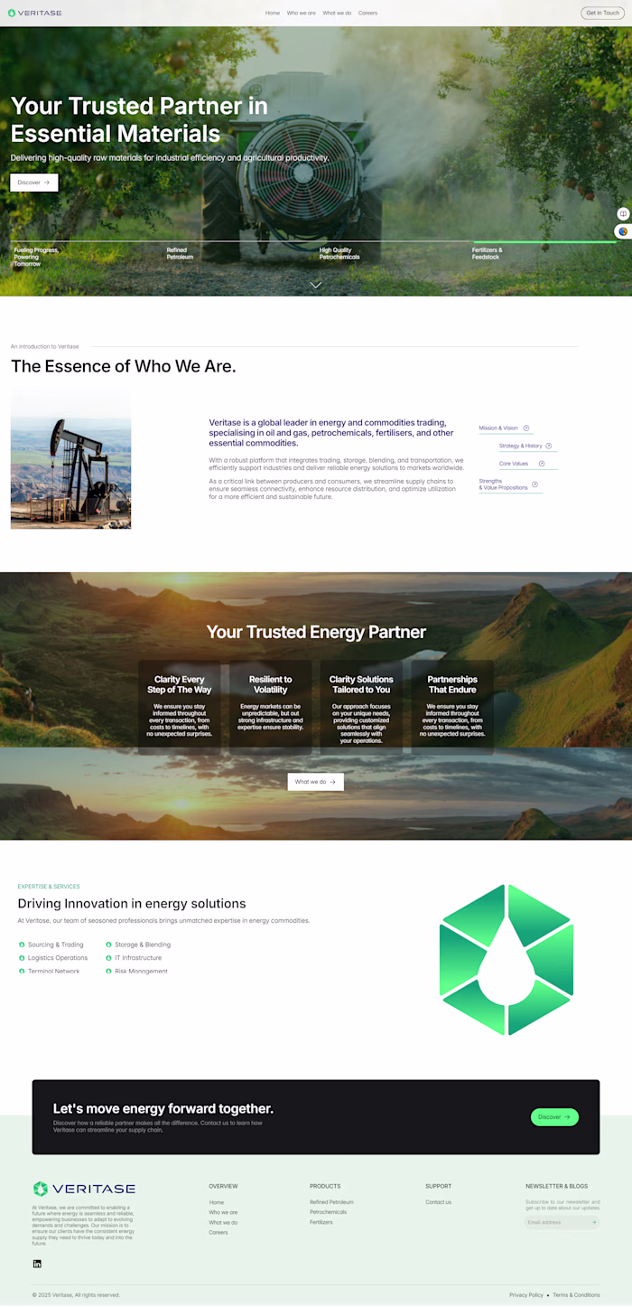 Veritase Website Design Project