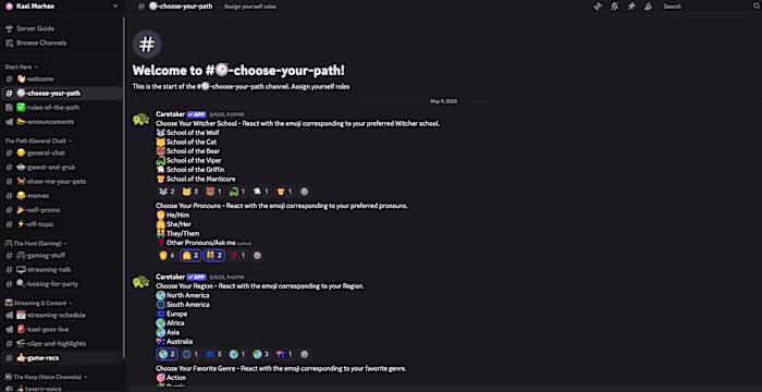 Gaming Discord Server Setup and Management