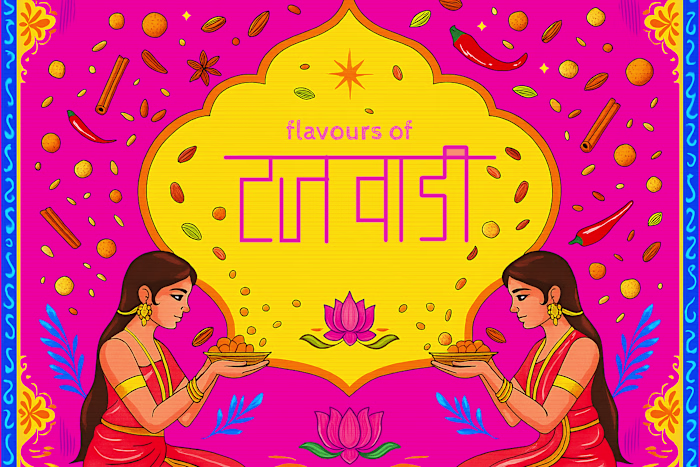 Flavours of Rajwadi - Brand Design