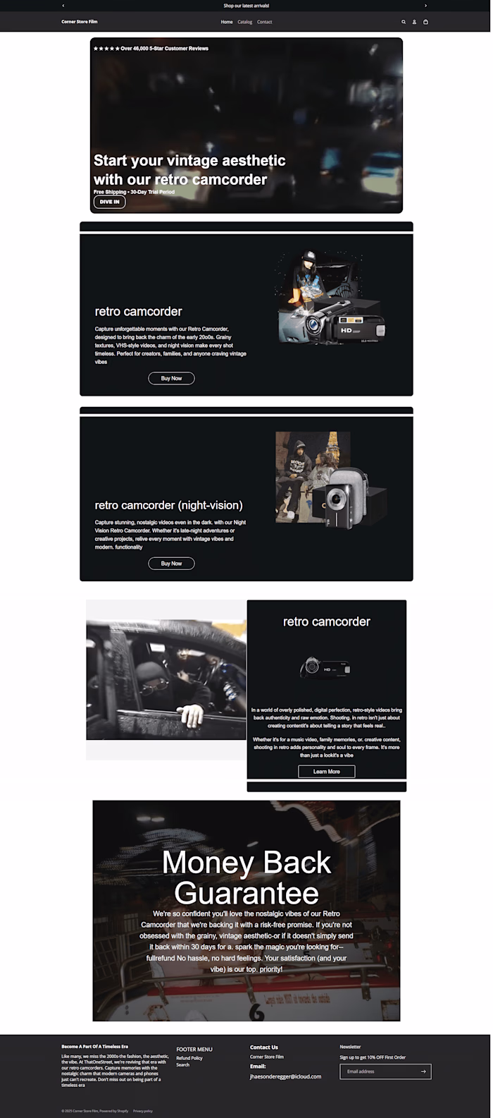 Project Title
Corner Store Film –