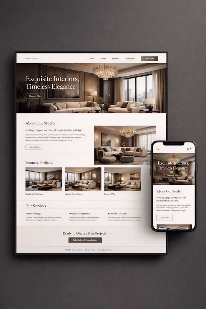 Worked on a luxury interior