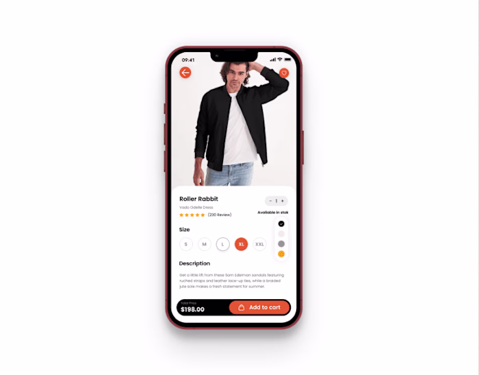 Ecommerce application development in JAVA