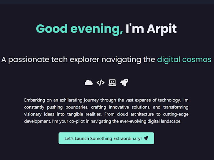 My Personal Portfolio