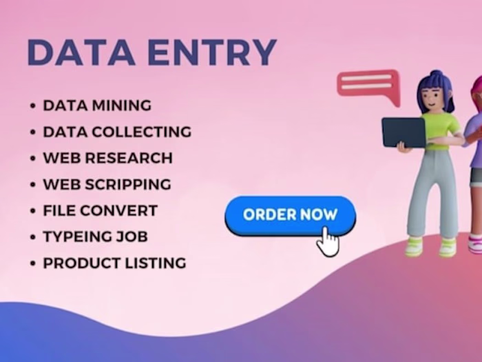 Be your accurate virtual assistant of data entry by Saiful Islam