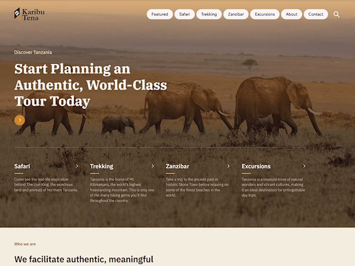Transforming Travel Experiences: Karibu Tena's Brand & Digital …