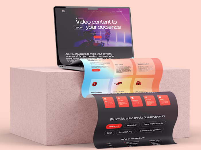 Stada – A Cutting-Edge Video Production Website