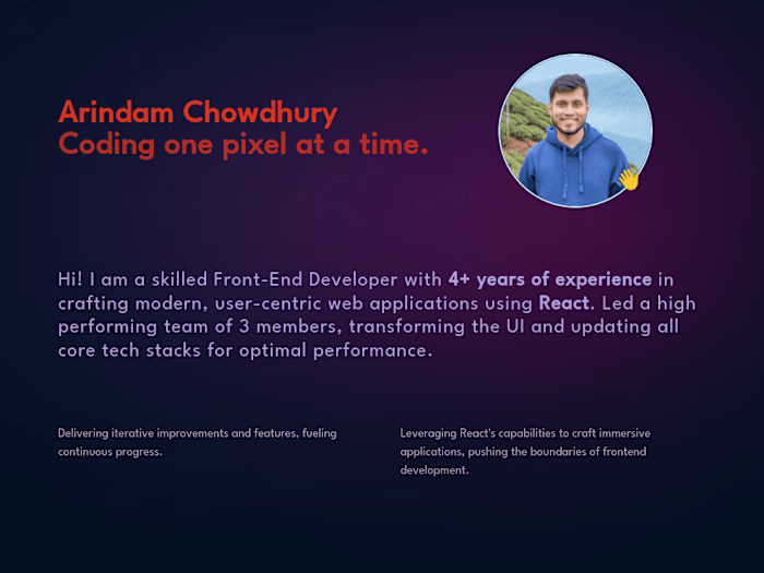 Portfolio Website | NextJS