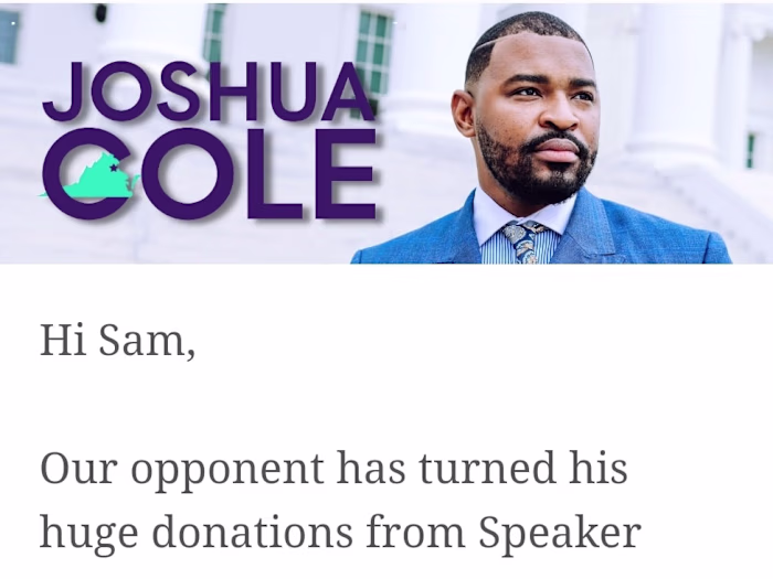 Email fundraising program