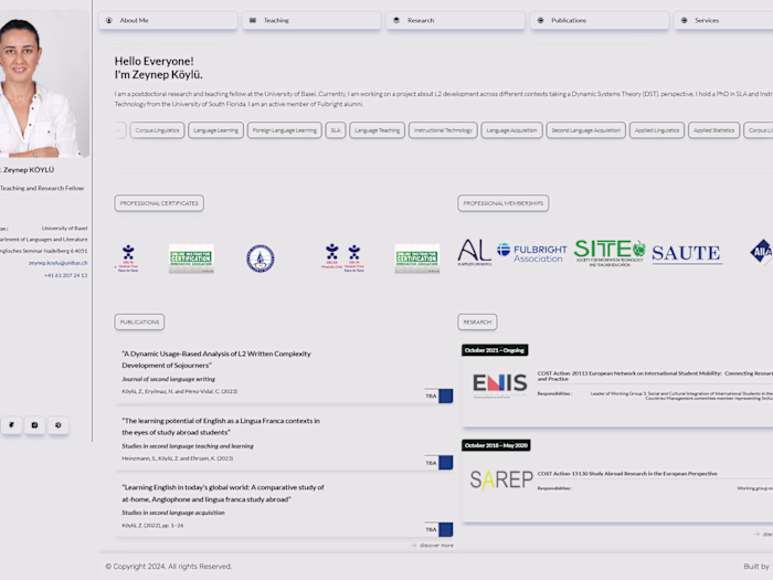 Zeynep Koylu | Portfolio Website