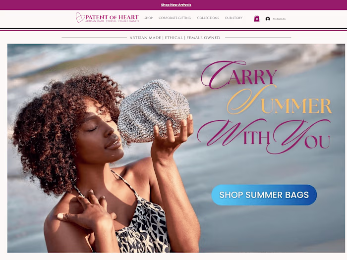 Patent of Heart - Online Store Redesign