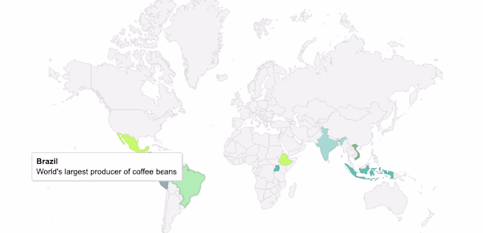 The Ultimate World Coffee Map