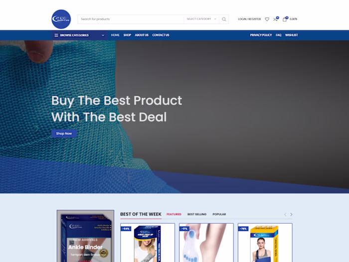 Another e-commerce website was delivered