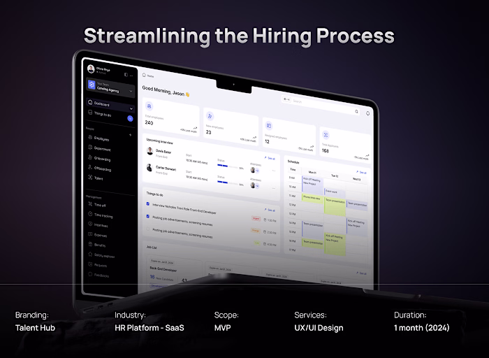 Talenthub - Streamlining the Hiring Process 