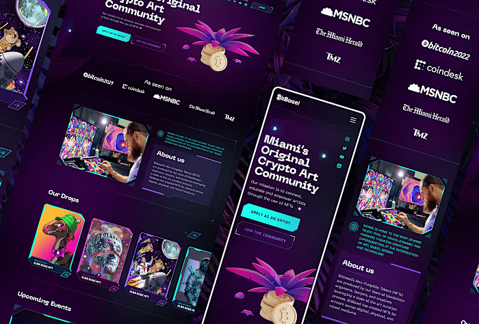 NFT Futuristic Website | Ui/Ux Design