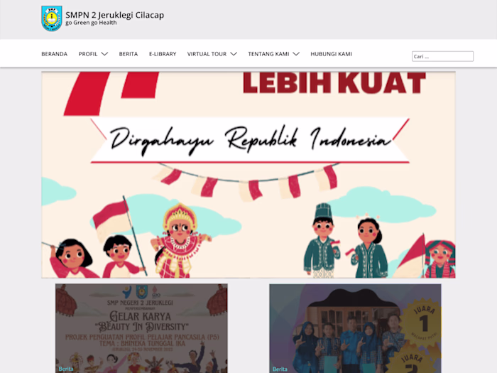 UI Designer - Redesign Project for SMP Negeri 2 Jeruklegi