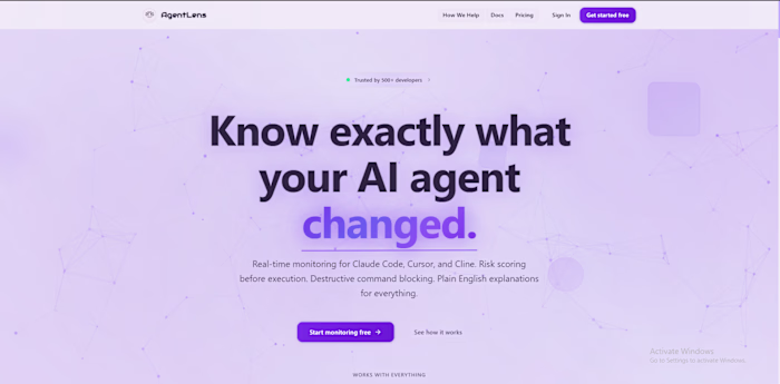 AgentLens is an AI agent