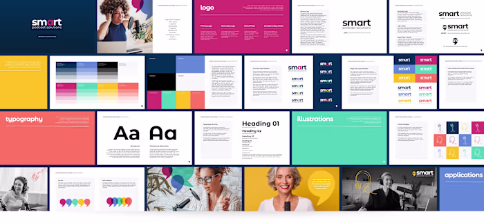 Smart Podcast Solutions | Branding + Visual Identity