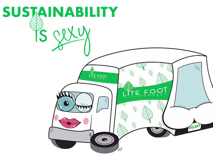 Lite Foot Company Merchandise Design Project