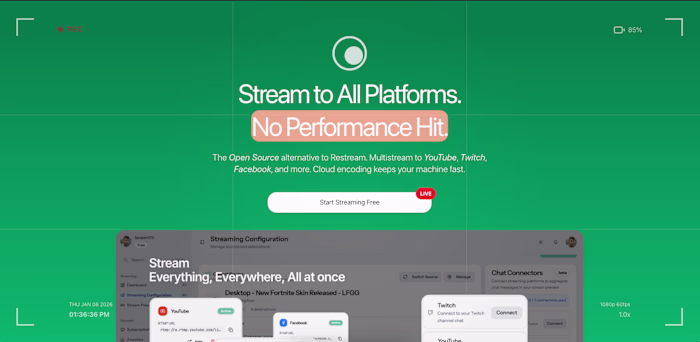 Development of Neustream Multistreaming Platform