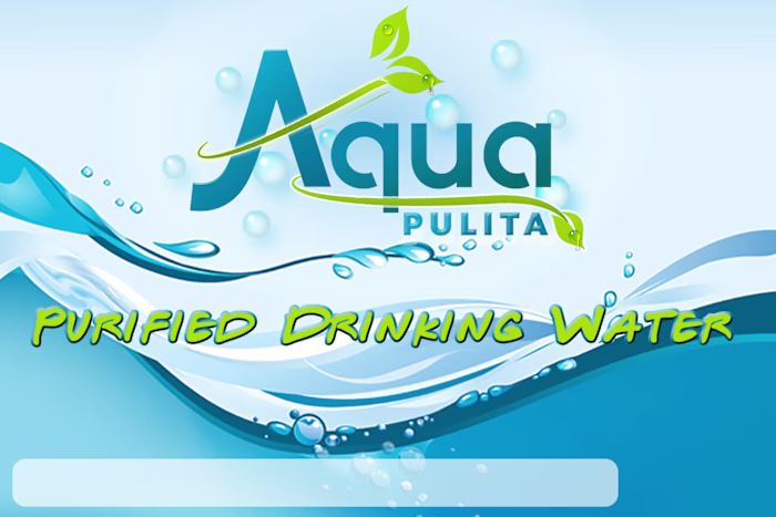 This sticker design for Aqua Pulita definitely