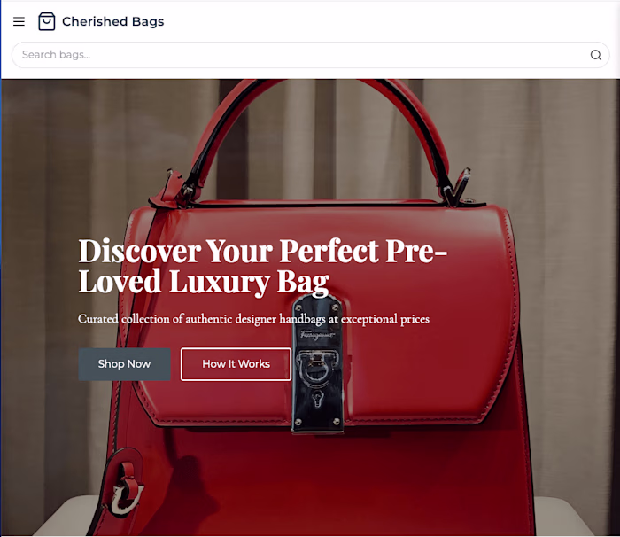 Used Designer Bag Aggregator (Cherished Bags)