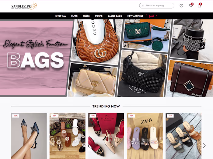 Fashion Shopify E Commerce Store with Domain Migration and Payme