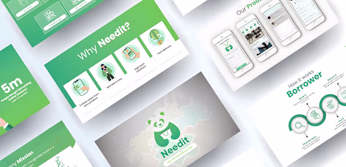 Needit Pitch Deck Design | Rental Marketplace