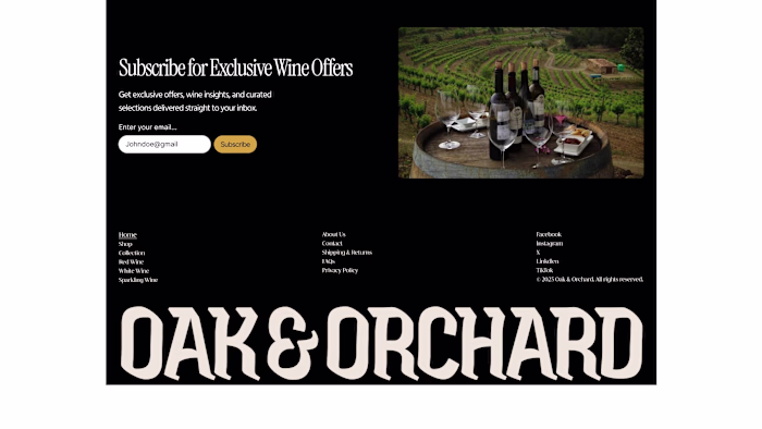 Your website's footer section should be this clean
