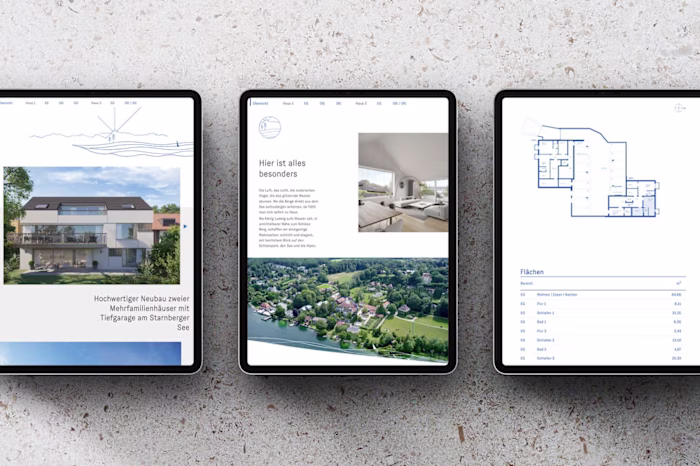 Branding and website for an upscale real estate project