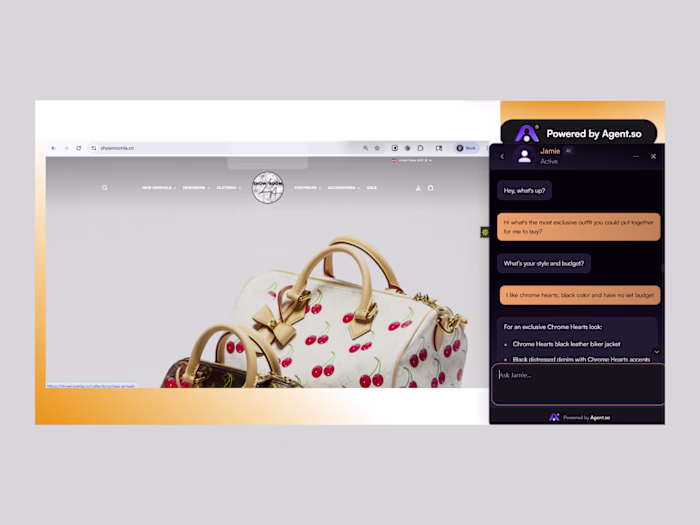 AI Customer Support Agent for ShowroomLA