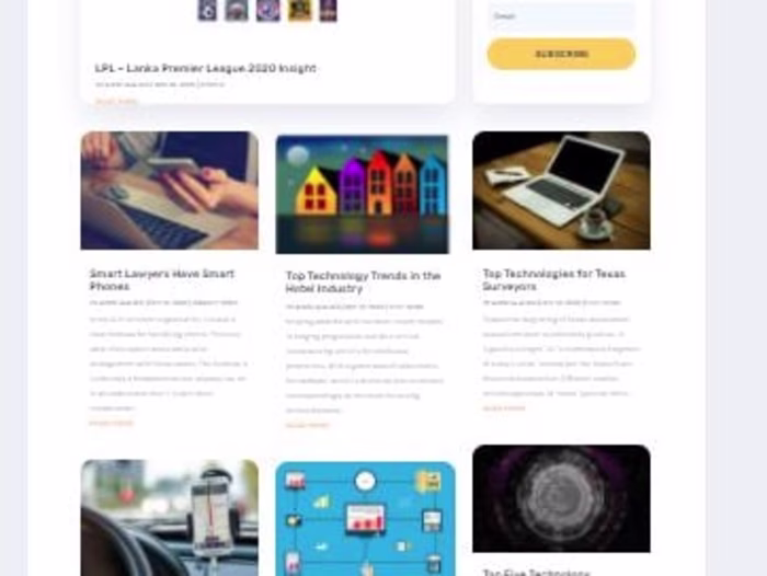 Adsense Enabled Blog website