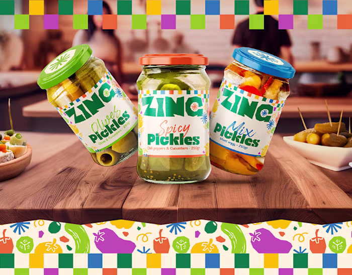 Zing - Pickles brand identity