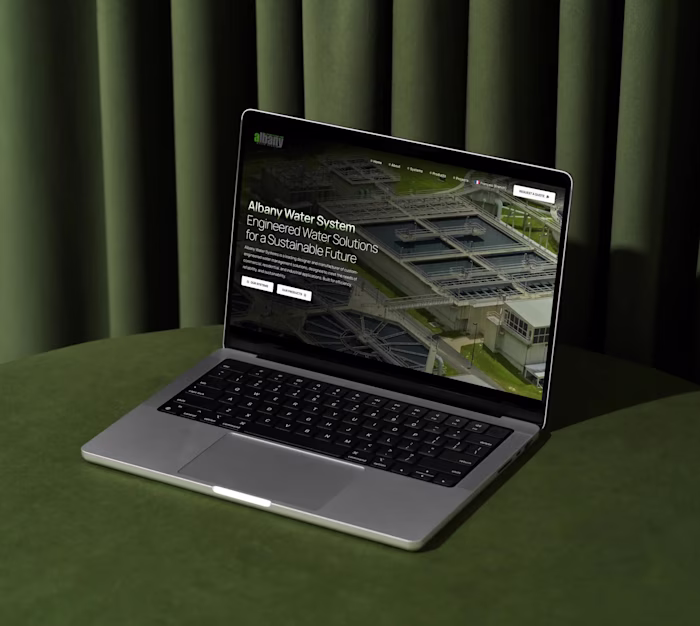 Custom WordPress Website for Albany Water System