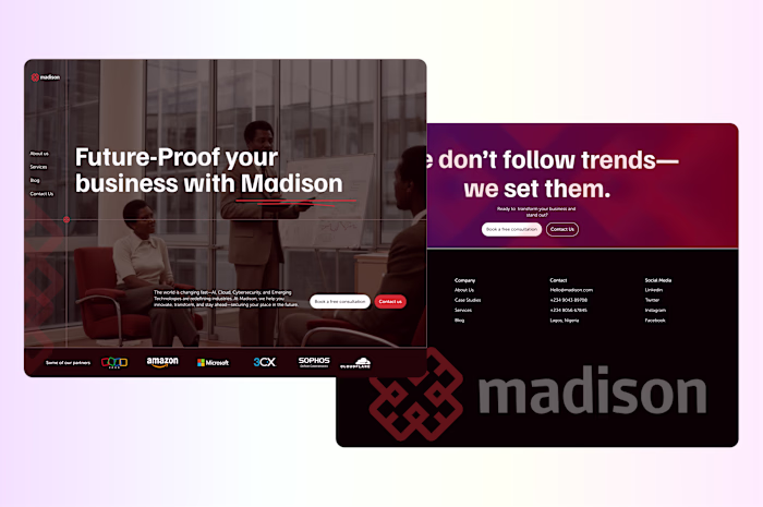 Madison Website Redesign